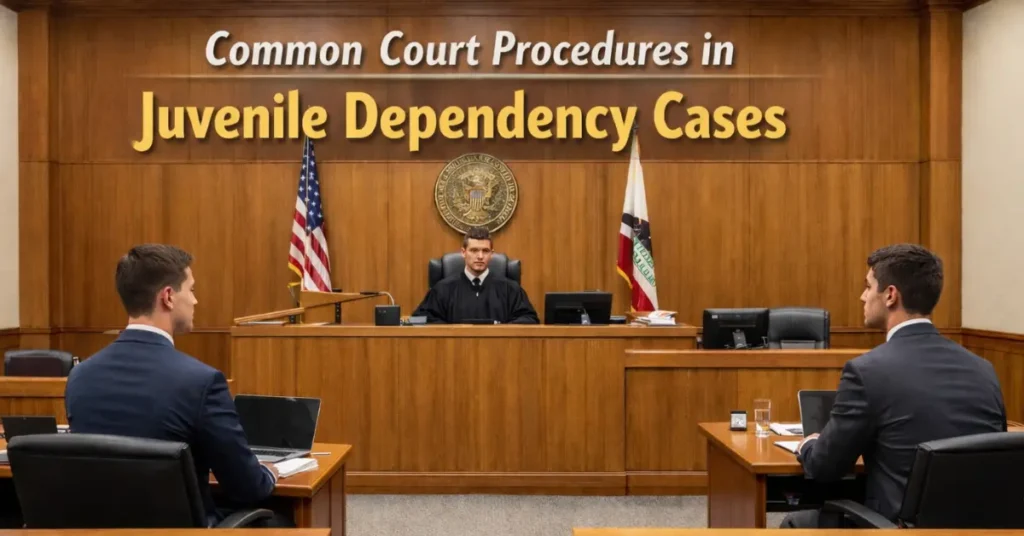 Common Court Procedures in Juvenile Dependency Cases