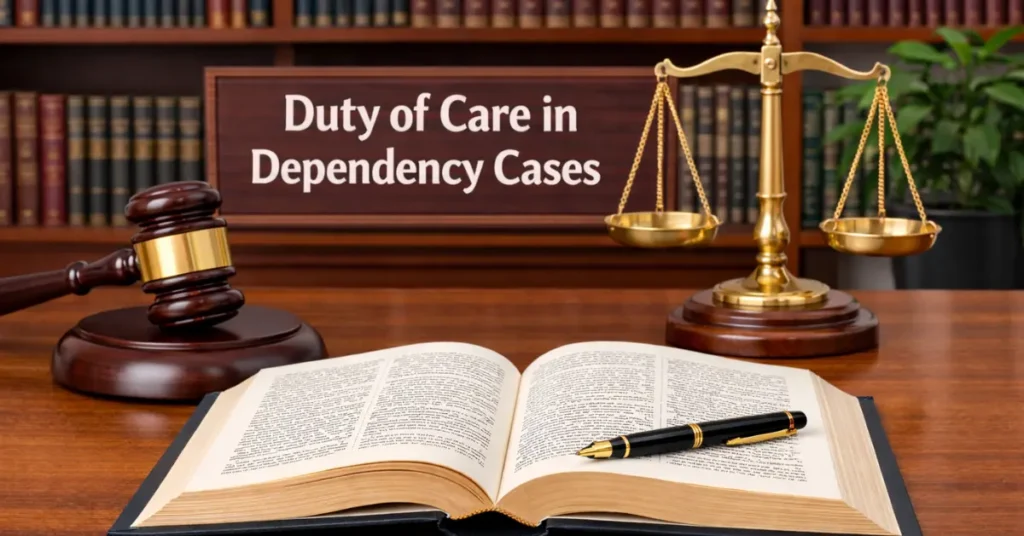 Duty of Care in Dependency Cases