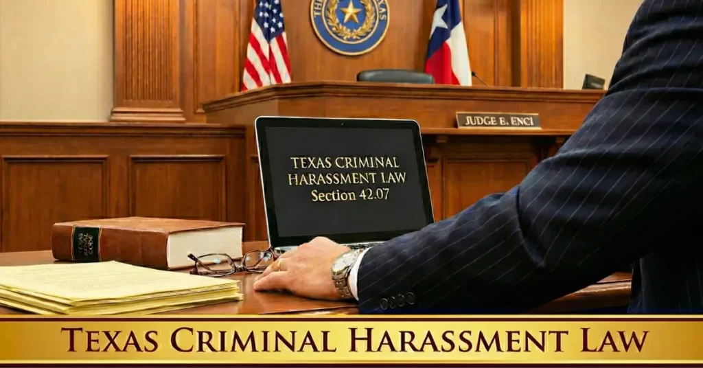 Texas Criminal Harassment Law