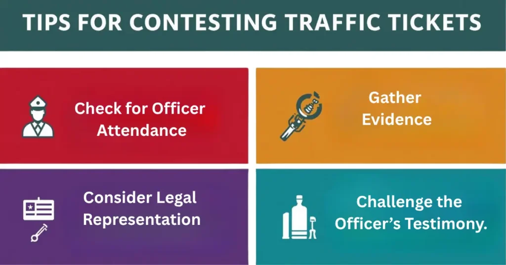 Tips for Contesting Traffic Tickets