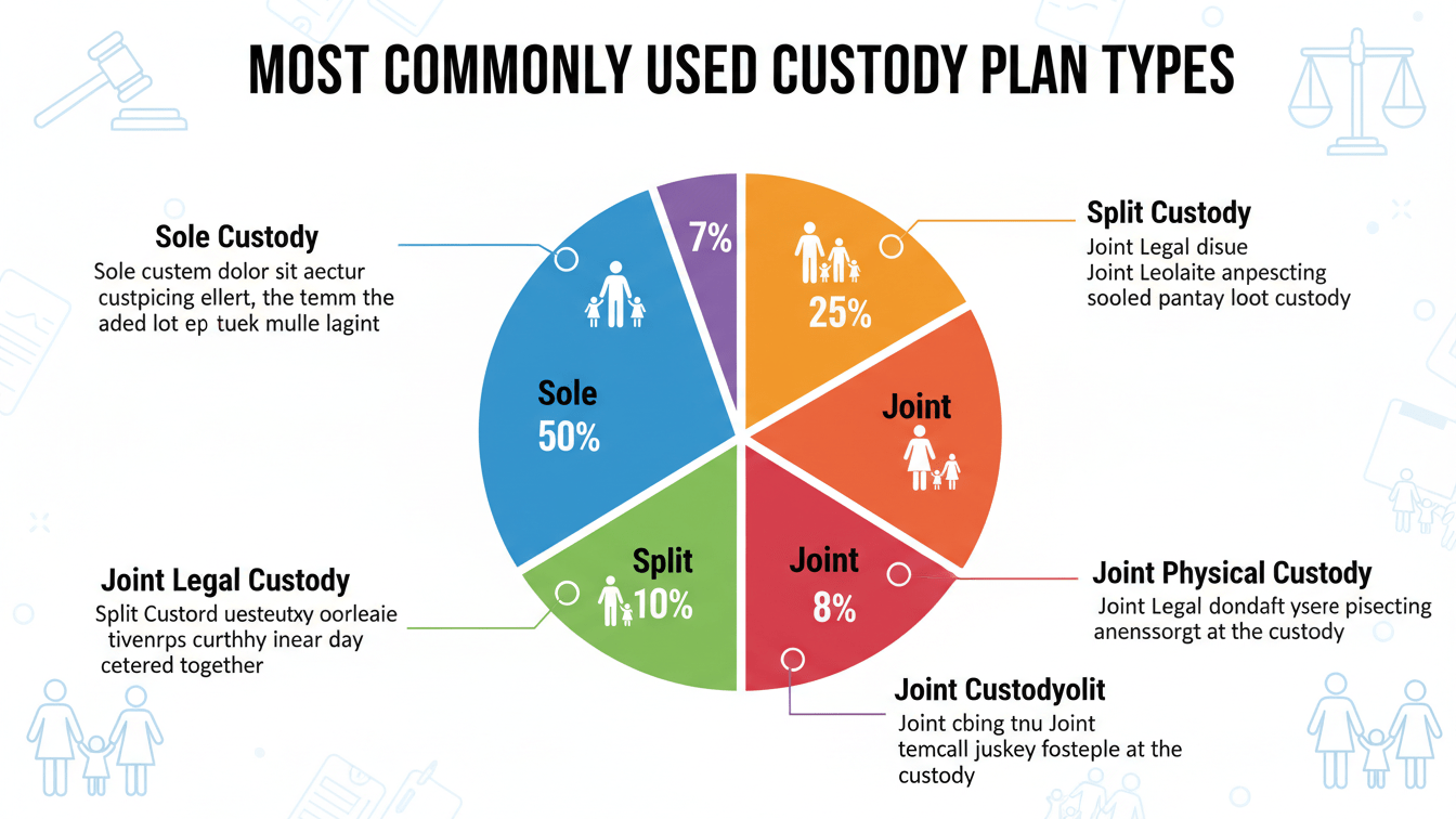 Custody plan types explained with physical and legal custody schedules for parents