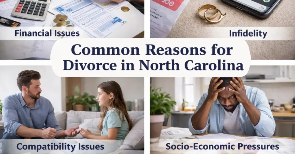 Common Reasons for Divorce in North Carolina