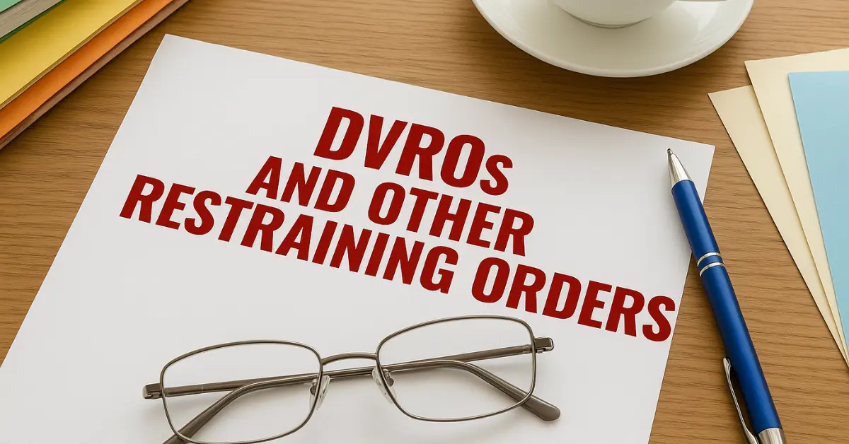 What are Domestic Violence Restraining Orders?