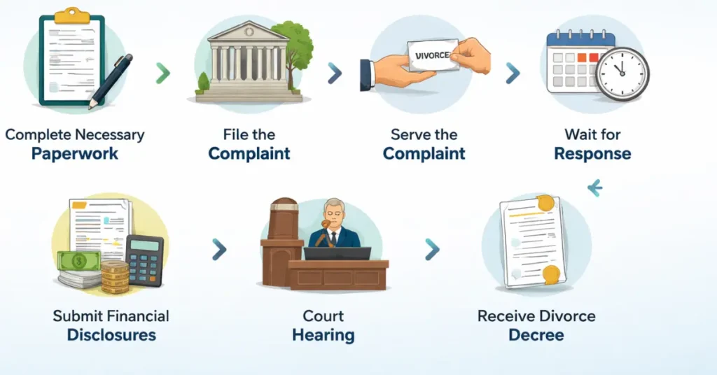 Filing Process for No-Fault Divorce in Virginia