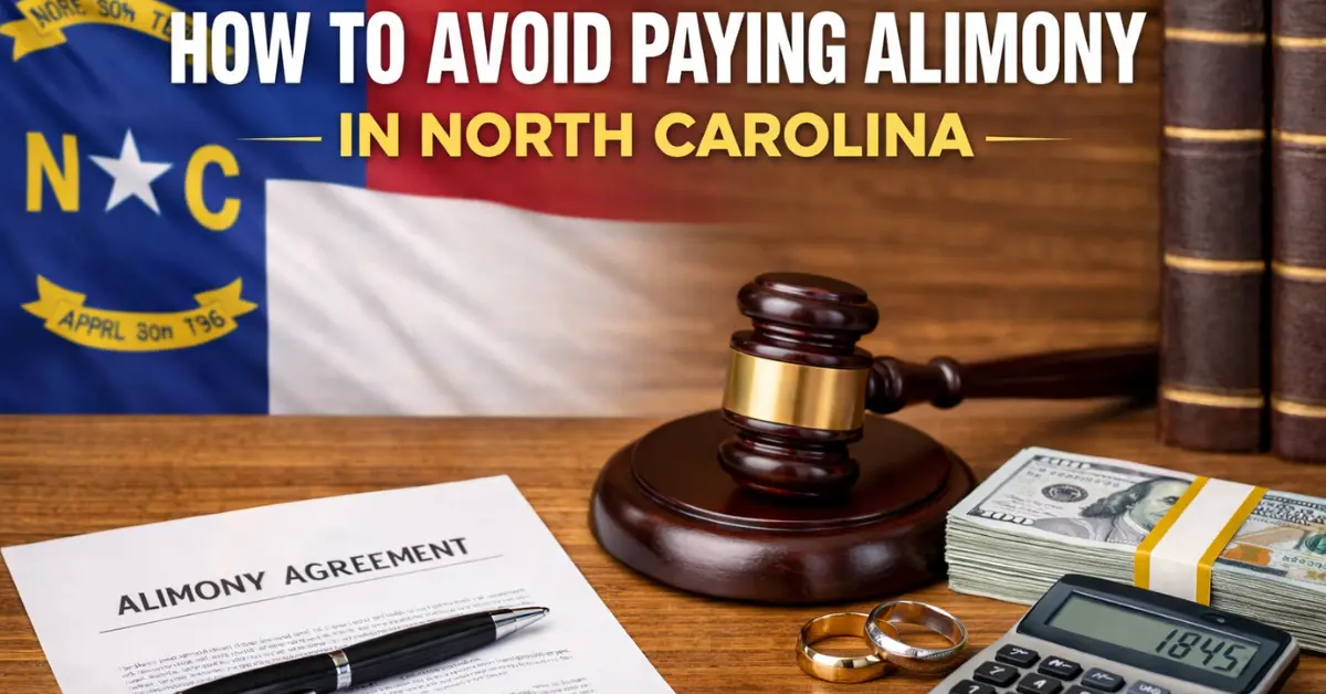 How to Avoid Paying Alimony in North Carolina