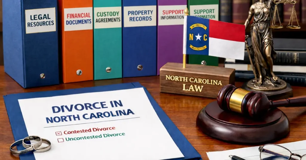 Legal Process and Support Resources for Divorce in NC