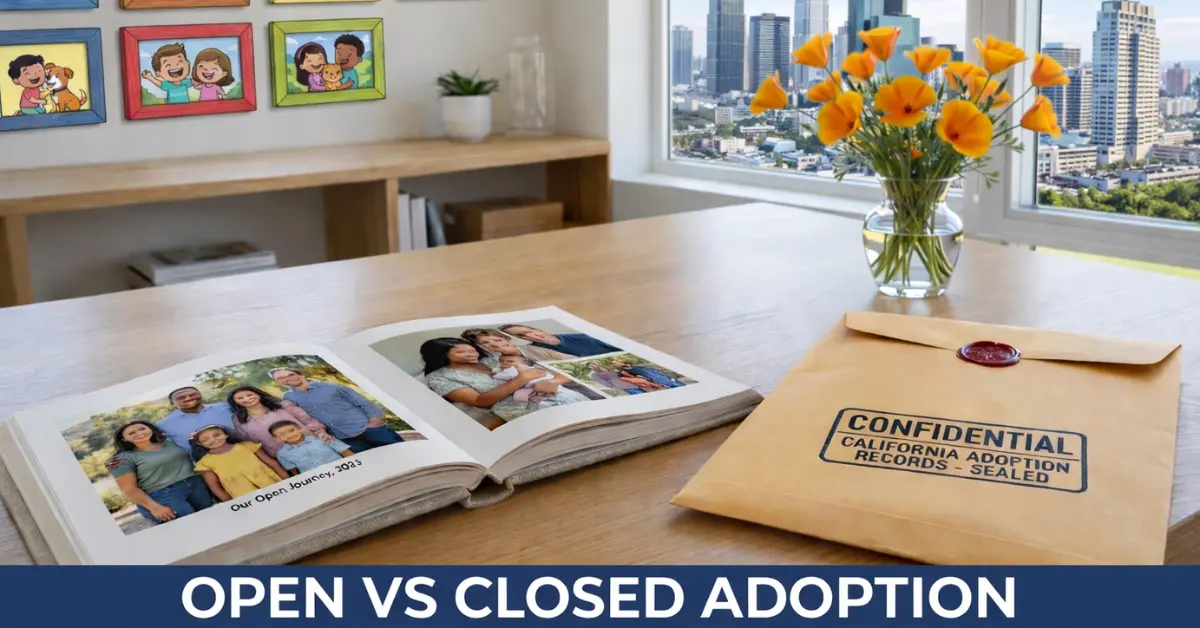 Open vs Closed Adoption in California