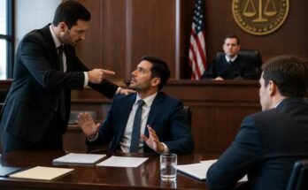 Employee facing harassment during a legal hearing in family court