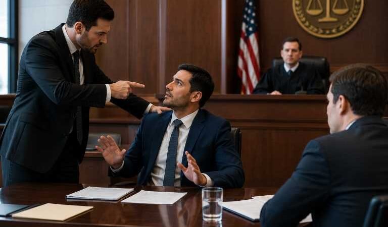 Employee facing harassment during a legal hearing in family court