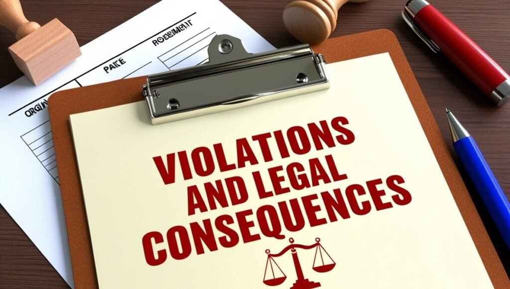 Violations and Legal Consequences