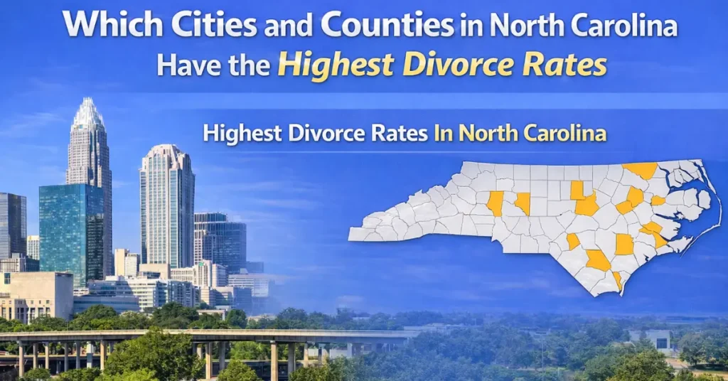 Which Cities and Counties in North Carolina Have the Highest Divorce Rates