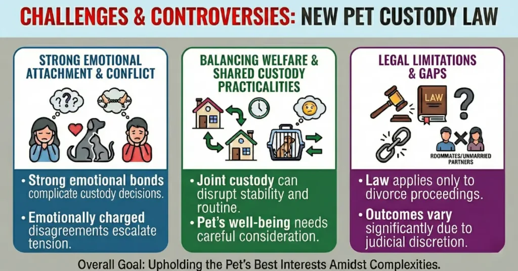 Challenges and Controversies in the California's New Pet Custody Law 