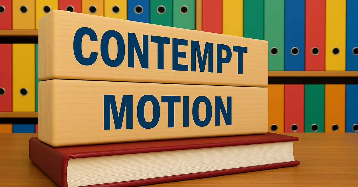 Contempt Motions