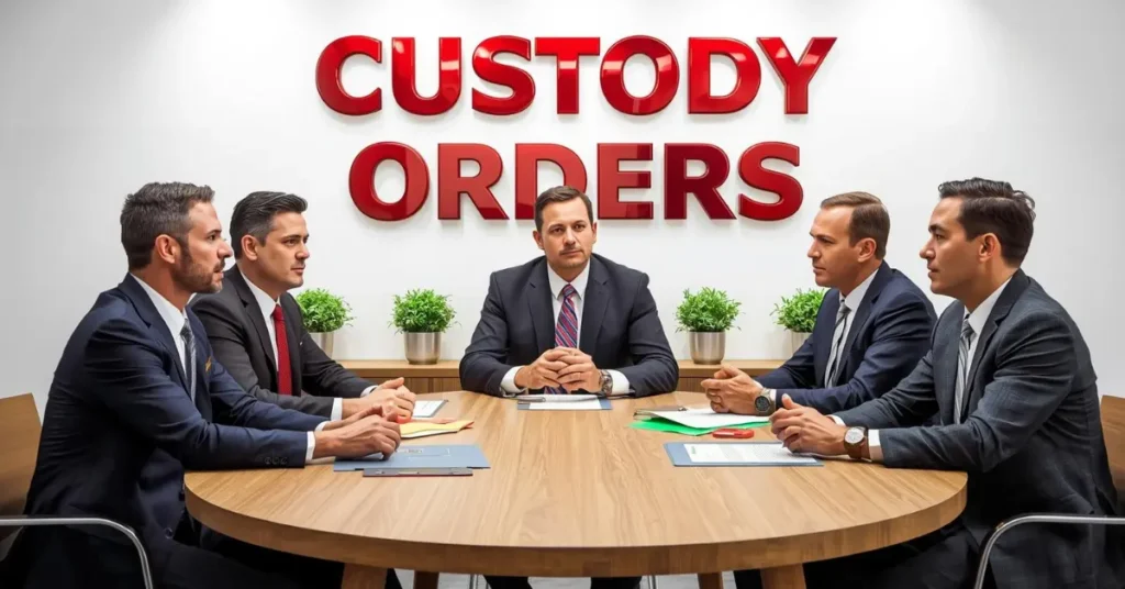 Types of Custody Orders
