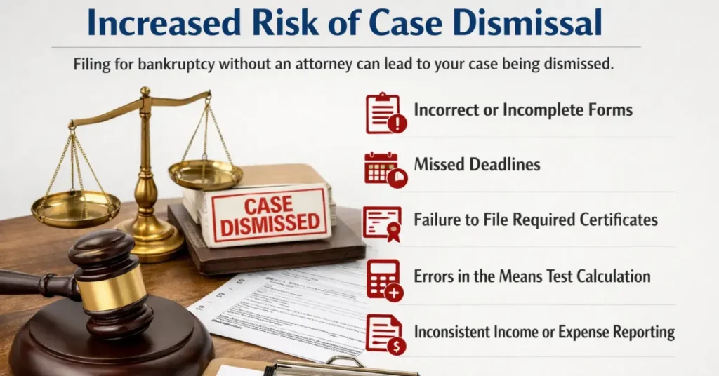 Increased Risk of Case Dismissal