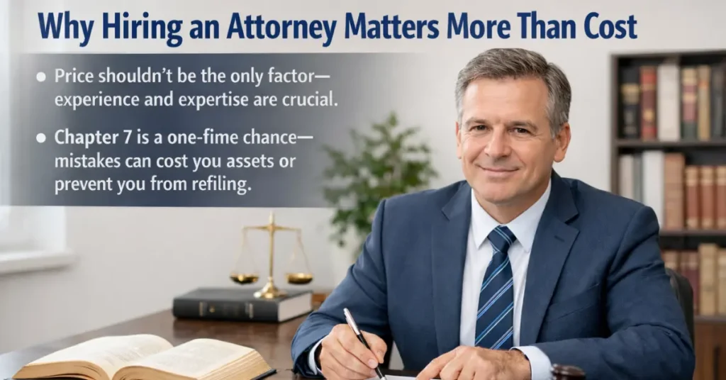Why Hiring a Chapter 7 Attorney Matters More Than Cost
