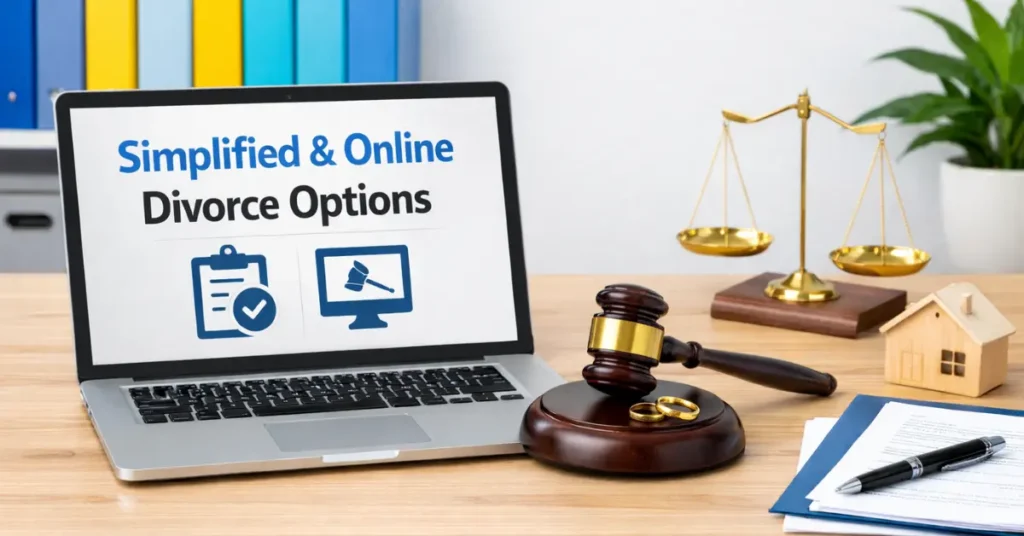 Simplified and Online Divorce Options