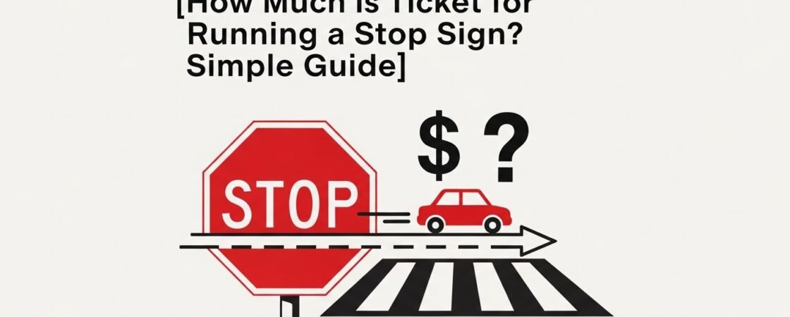 Dashcam view showing a car making a complete stop at a stop sign intersection before proceeding safely.