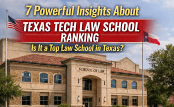 Texas Tech Law School building showing texas tech law school ranking guide