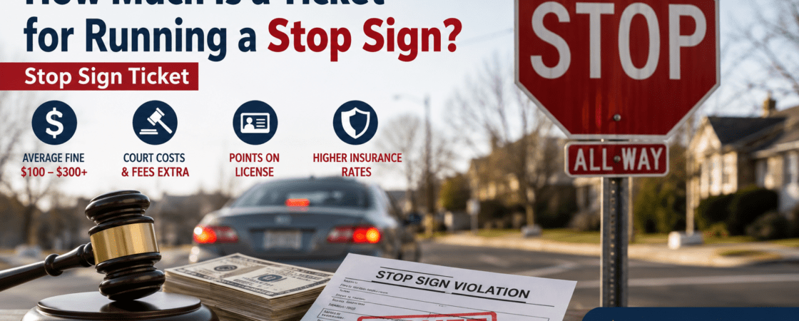How Much Is a Ticket for Running a Stop Sign? Costs, Points & Insurance Impact