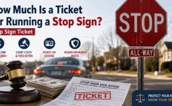How Much Is a Ticket for Running a Stop Sign? Costs, Points & Insurance Impact