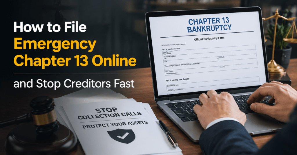 File Emergency Chapter 13 Online — Stop Foreclosure Before It's Too Late