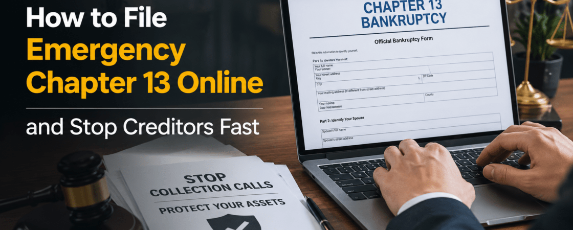 File Emergency Chapter 13 Online — Stop Foreclosure Before It's Too Late