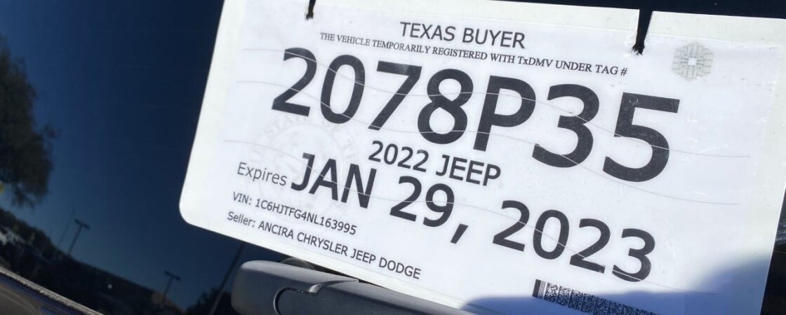 Do You Need a Front License Plate in Texas